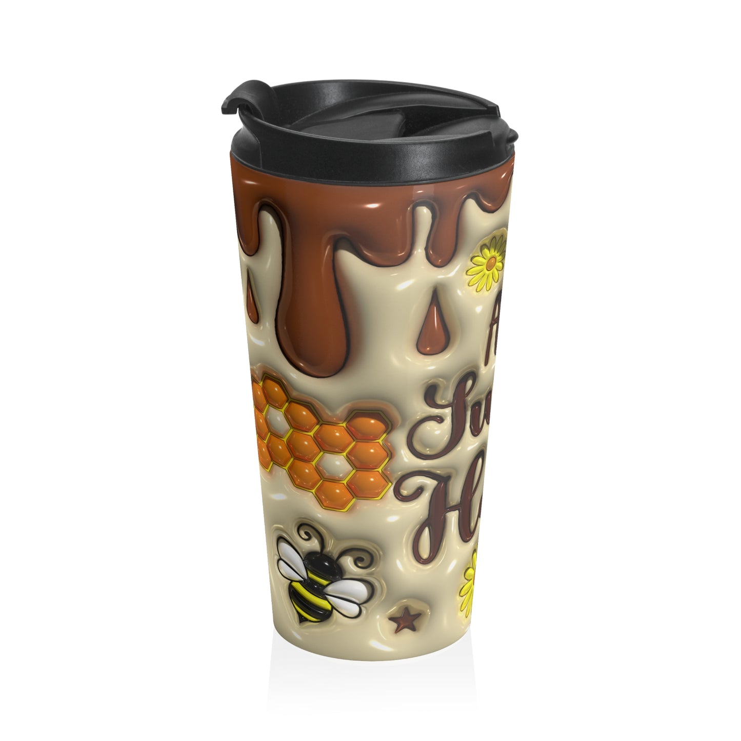 "As Sweet As Can Bee" Stainless Steel Travel Mug