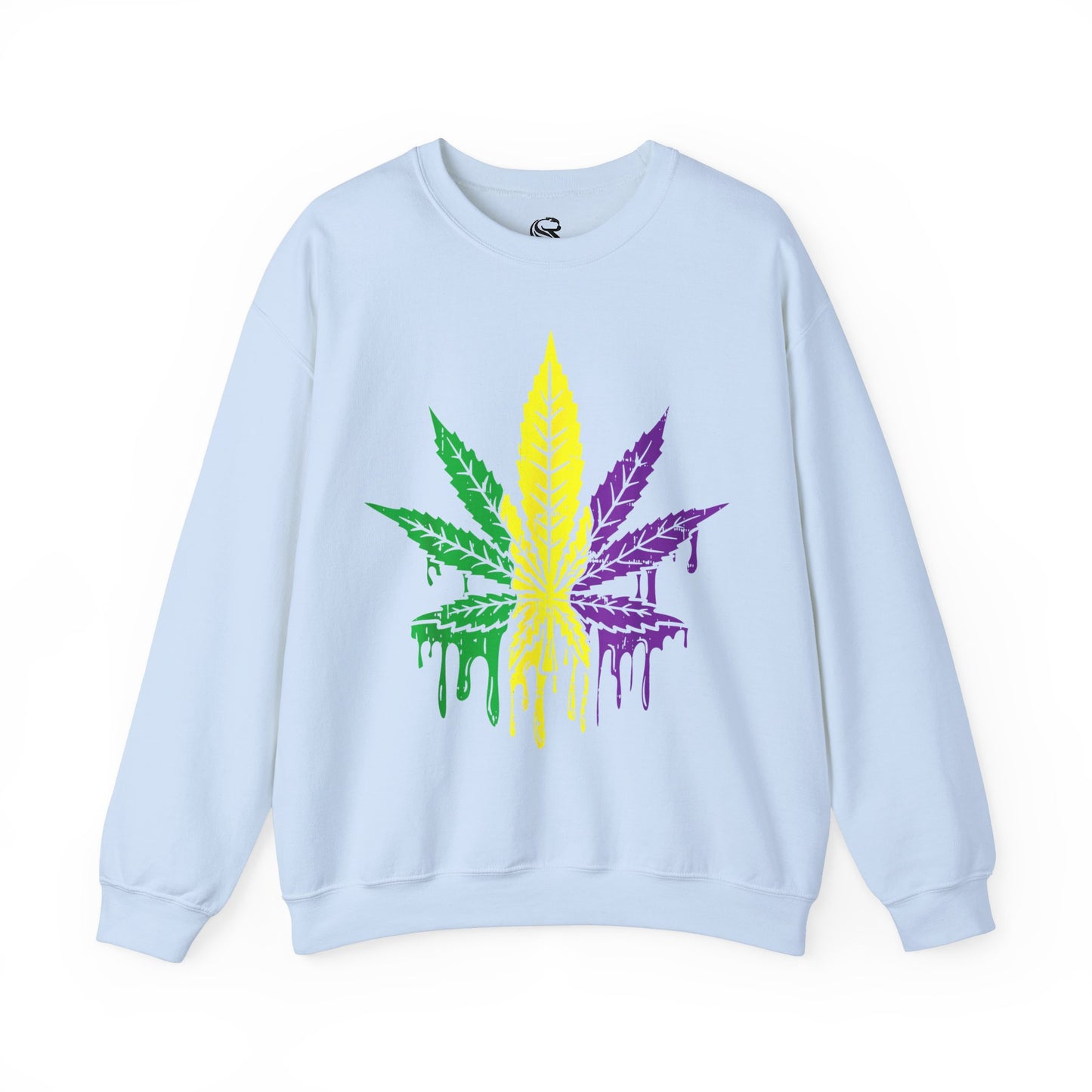 Plant Mardi Gras Unisex Heavy Blend Crewneck Sweatshirt