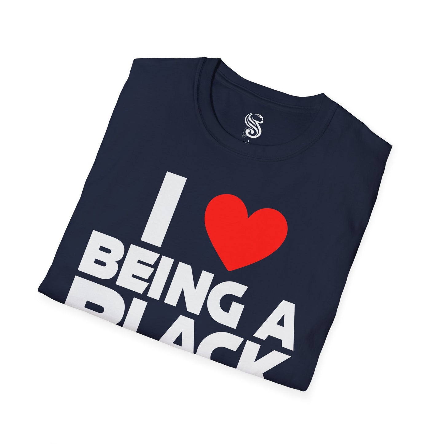 "I Love Being A Black Woman" Unisex Softstyle T-Shirt