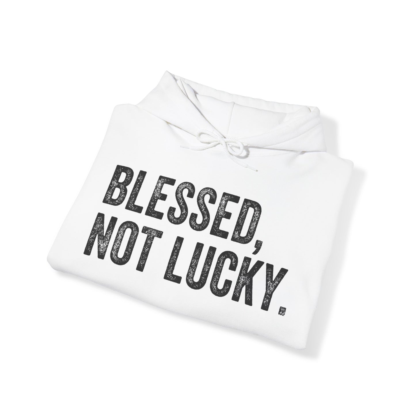 "Blessed Not Lucky" Unisex Heavy Blend Hoodie