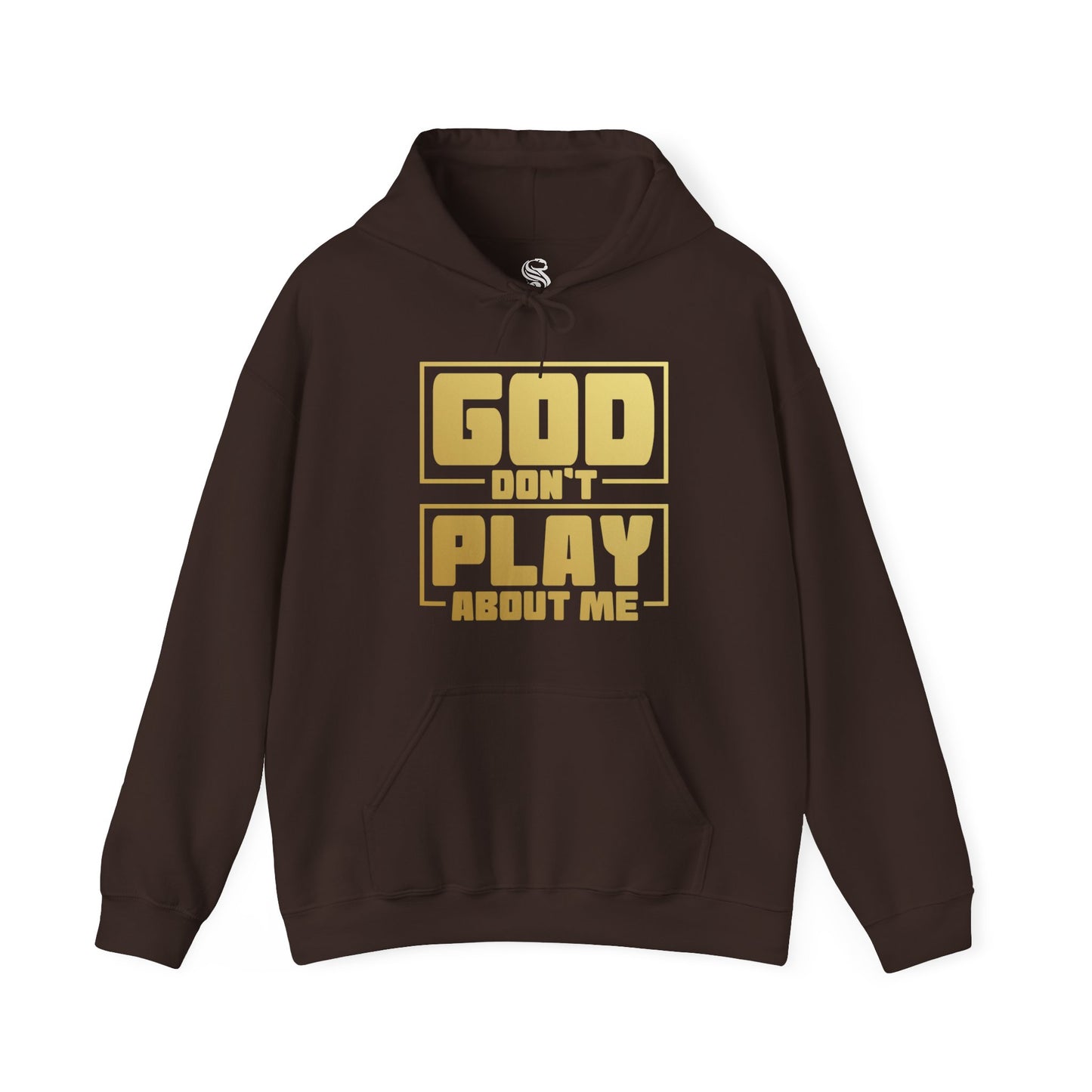 "God Don't Play About Me" Unisex Heavy Blend Hoodie