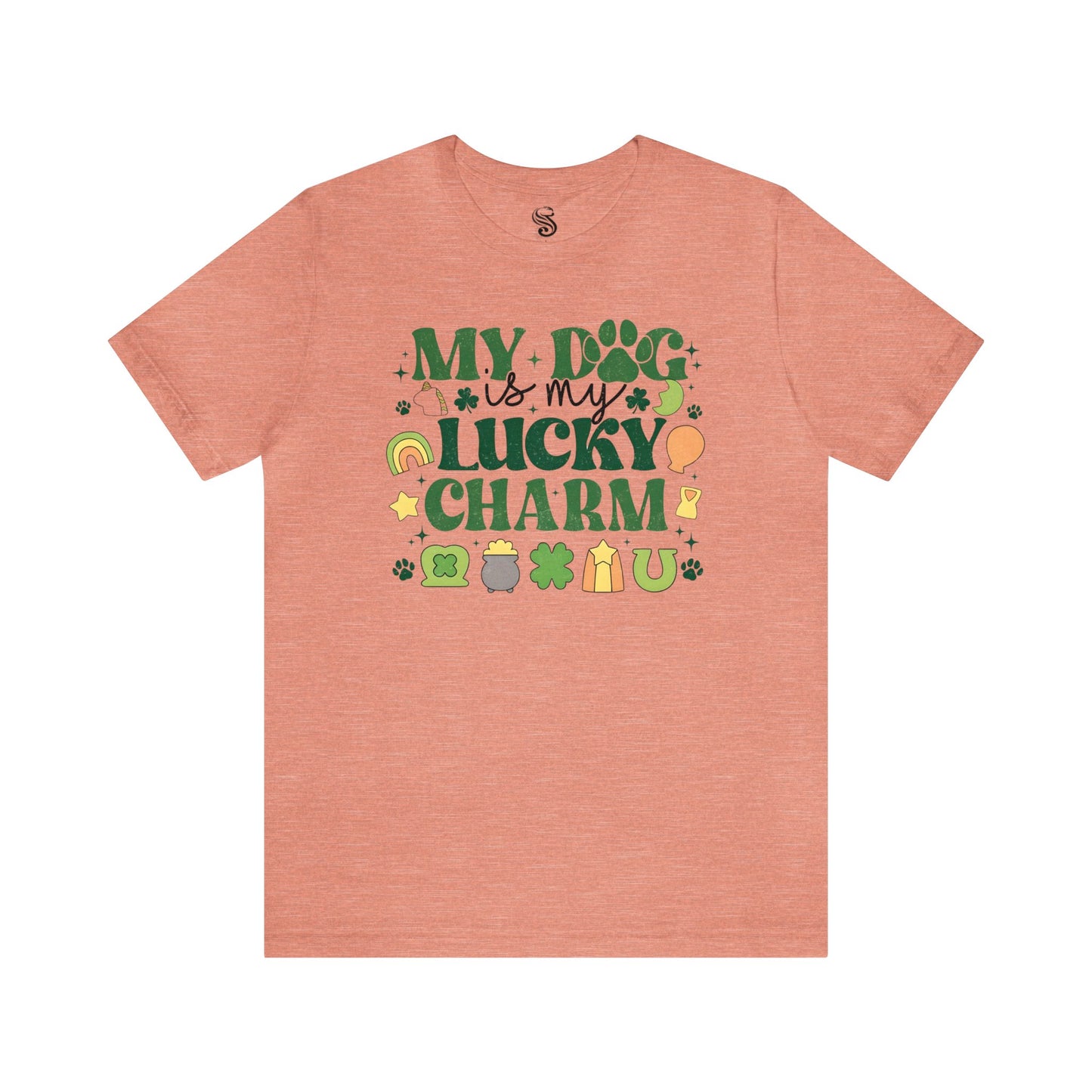 "Lucky Dog"  Unisex Jersey Short Sleeve Tee