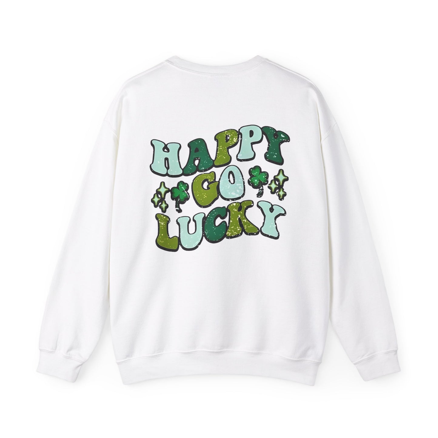 "Happy Go Lucky" Heavy Blend™ Crewneck Sweatshirt