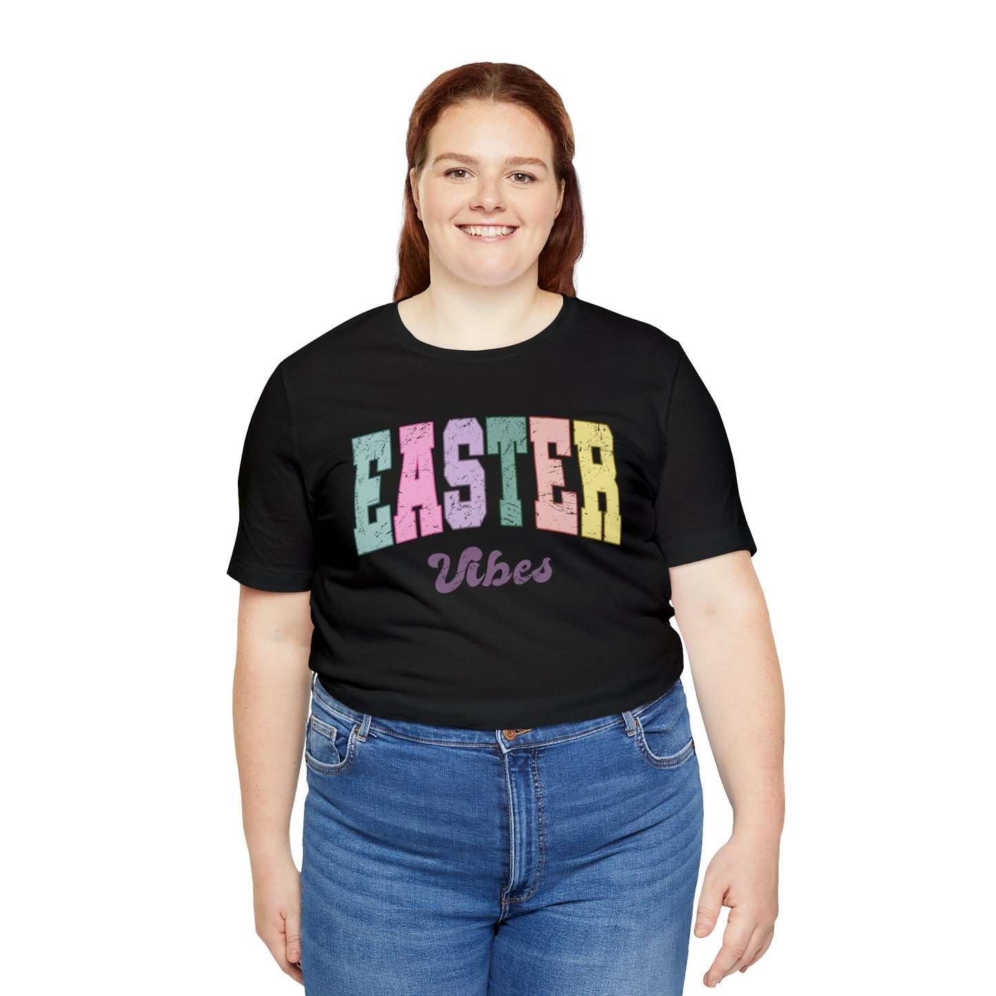 "Easter Vibes" Unisex Jersey Short Sleeve Tee