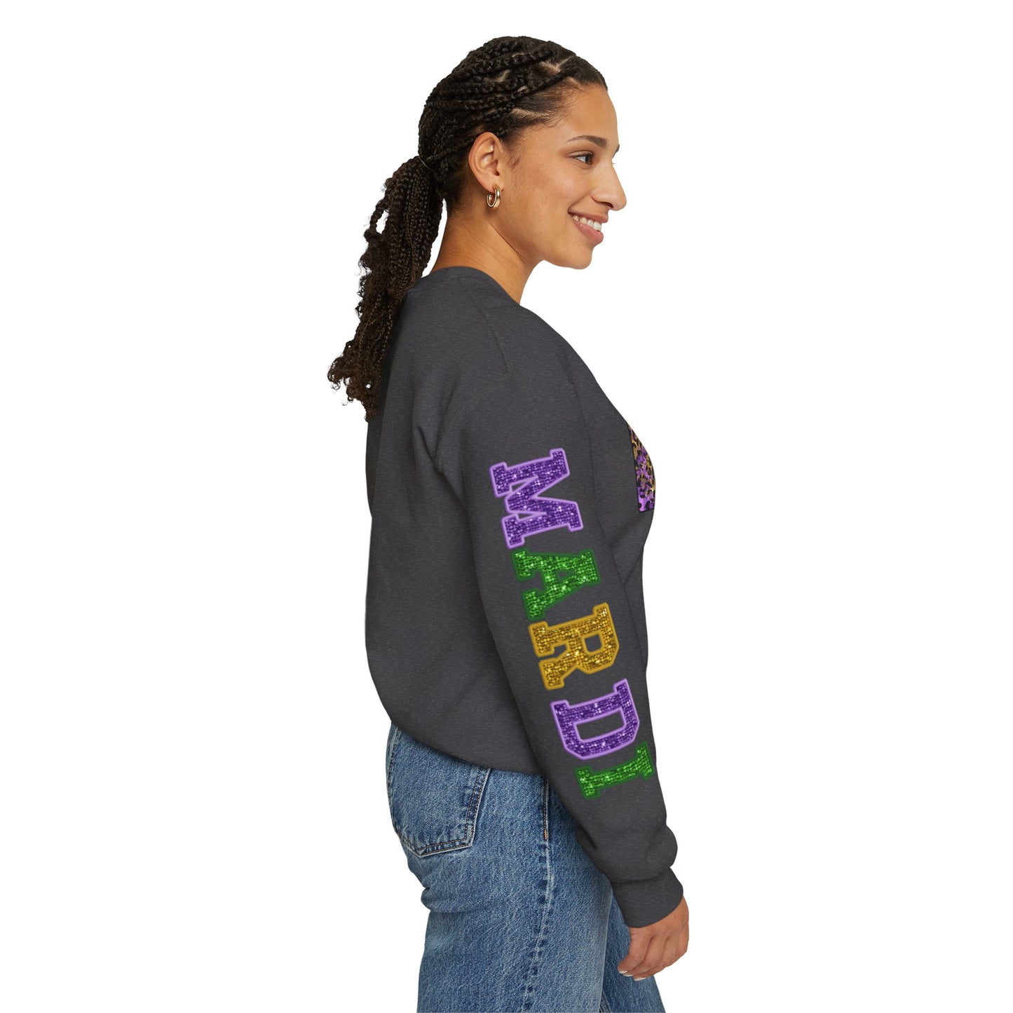 Love Mardi Gras Unisex Heavy Blend Crewneck Sweatshirt