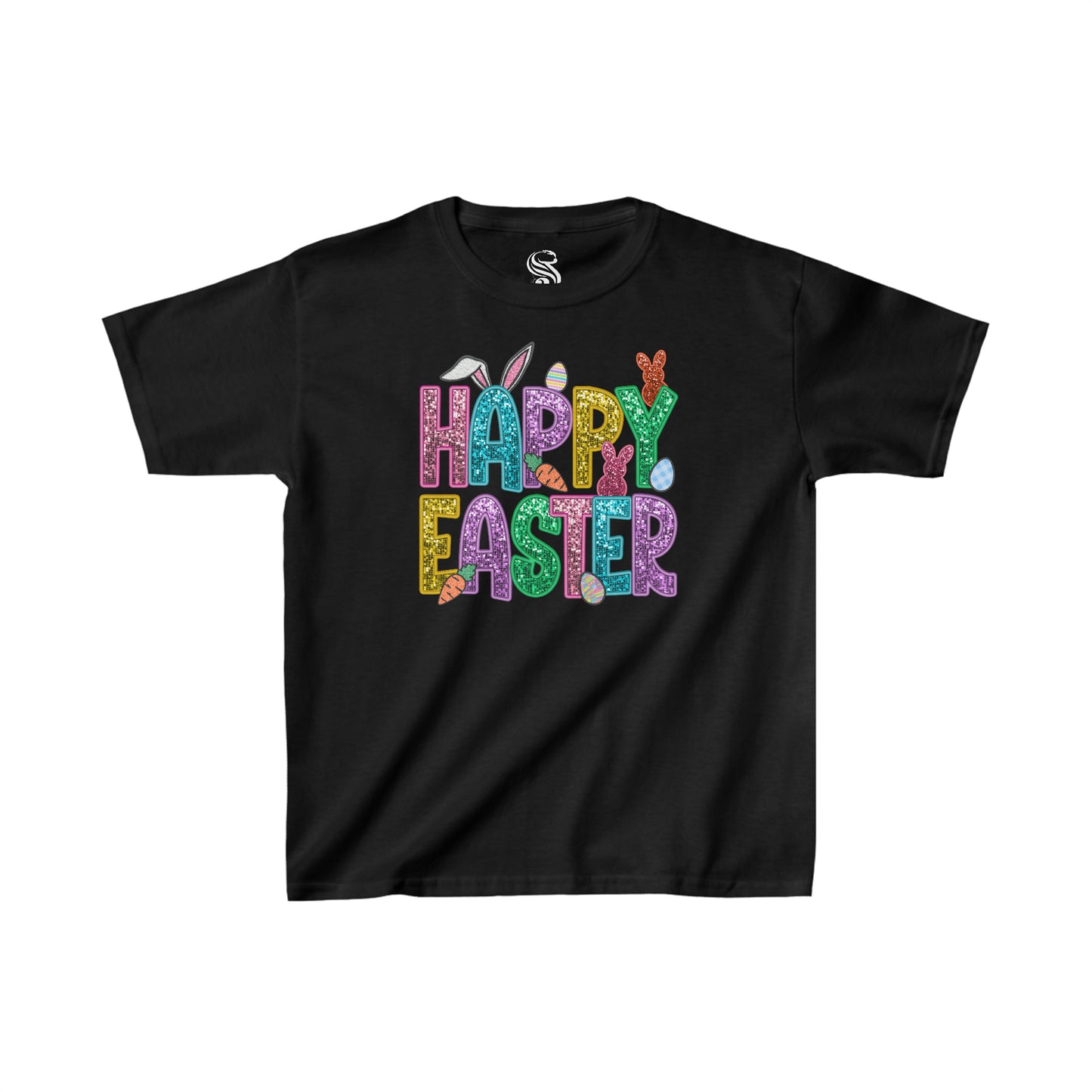 "Easter Sparkle" Kids Heavy Cotton Tee