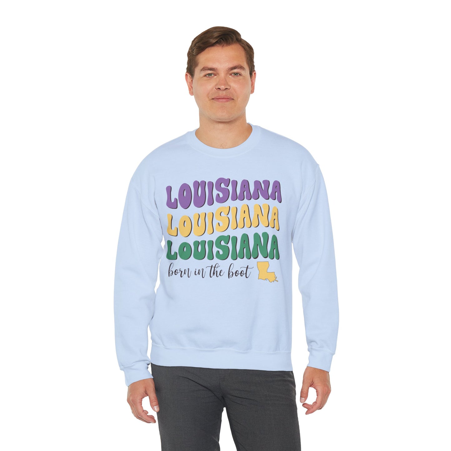 Louisiana Unisex Heavy Blend Crewneck Sweatshirt