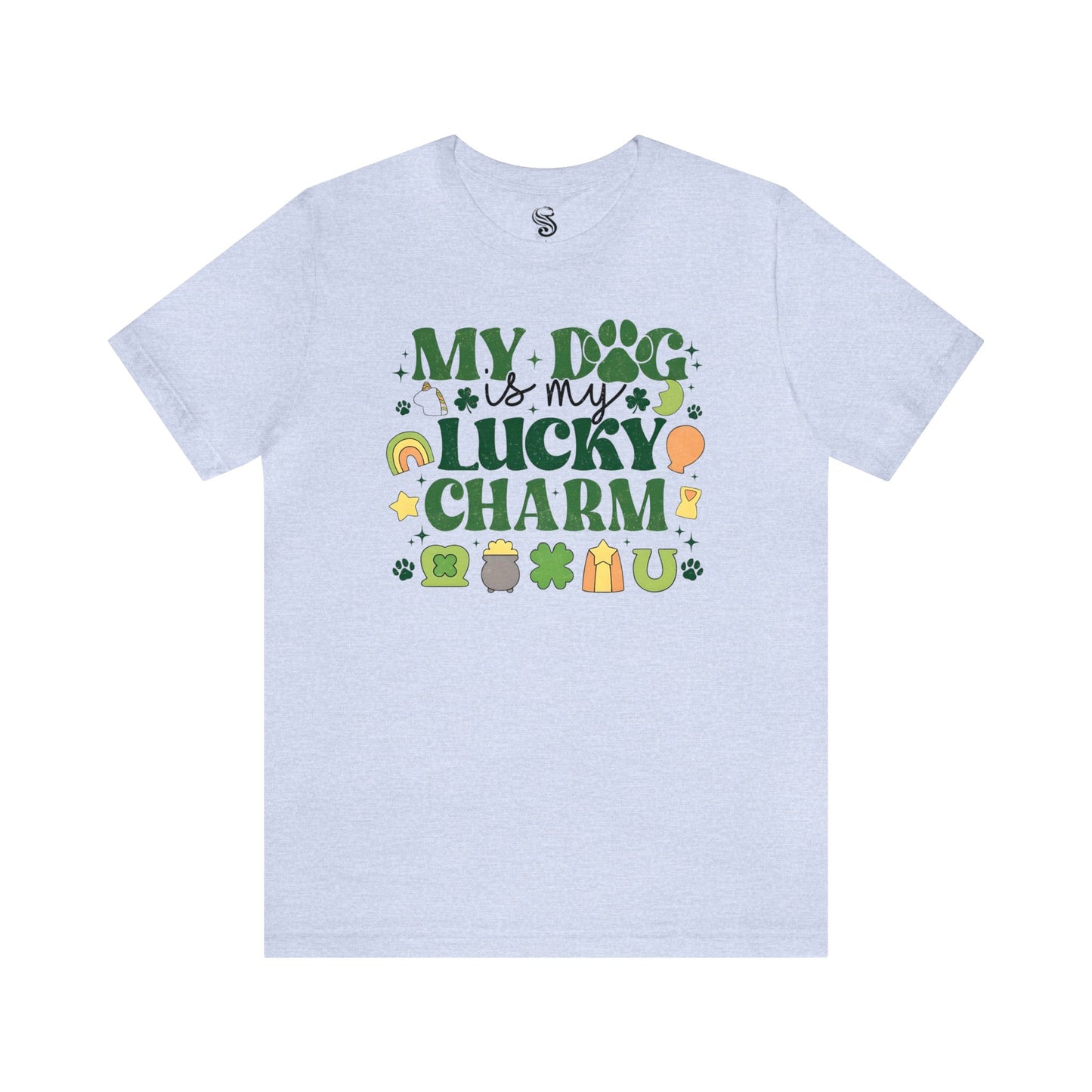 "Lucky Dog"  Unisex Jersey Short Sleeve Tee