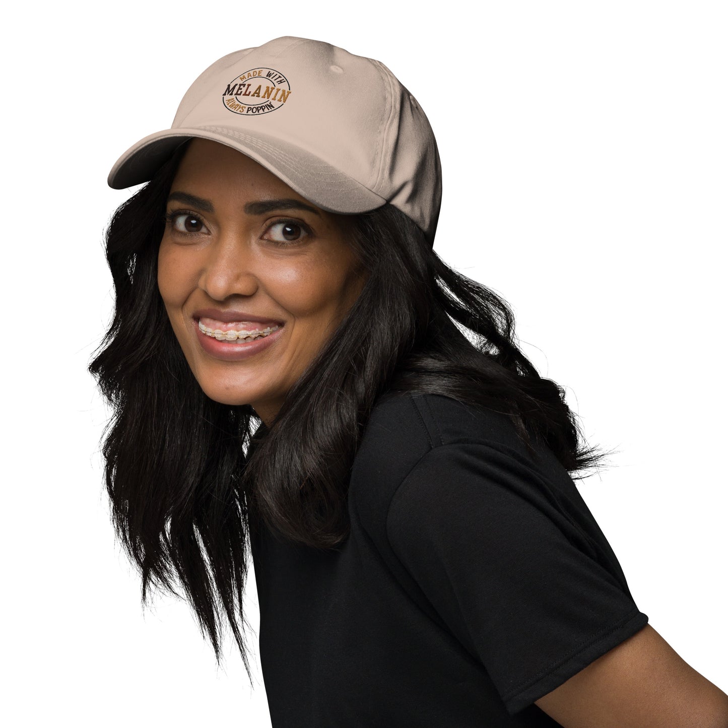 "Melanin Poppin" Classic Dad Hat