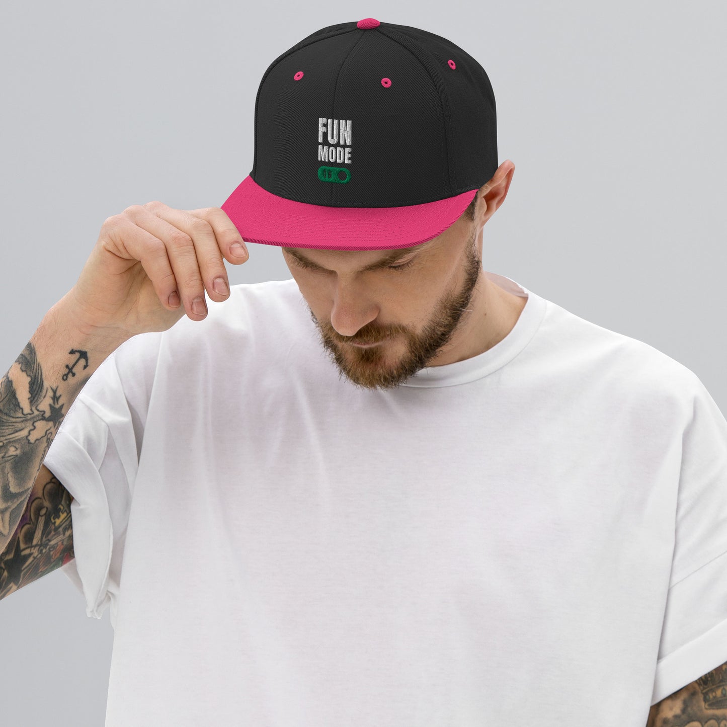 "Fun Mode" Classic Snapback Hat