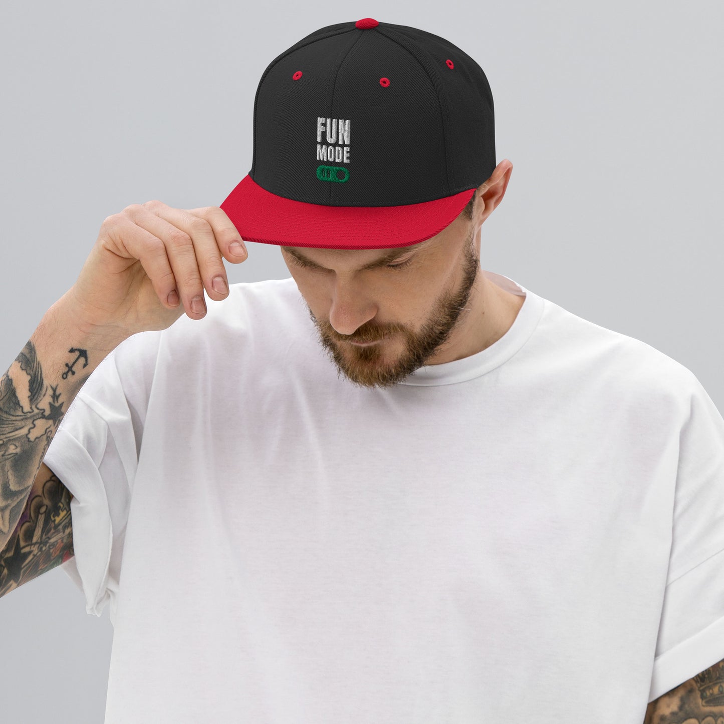 "Fun Mode" Classic Snapback Hat