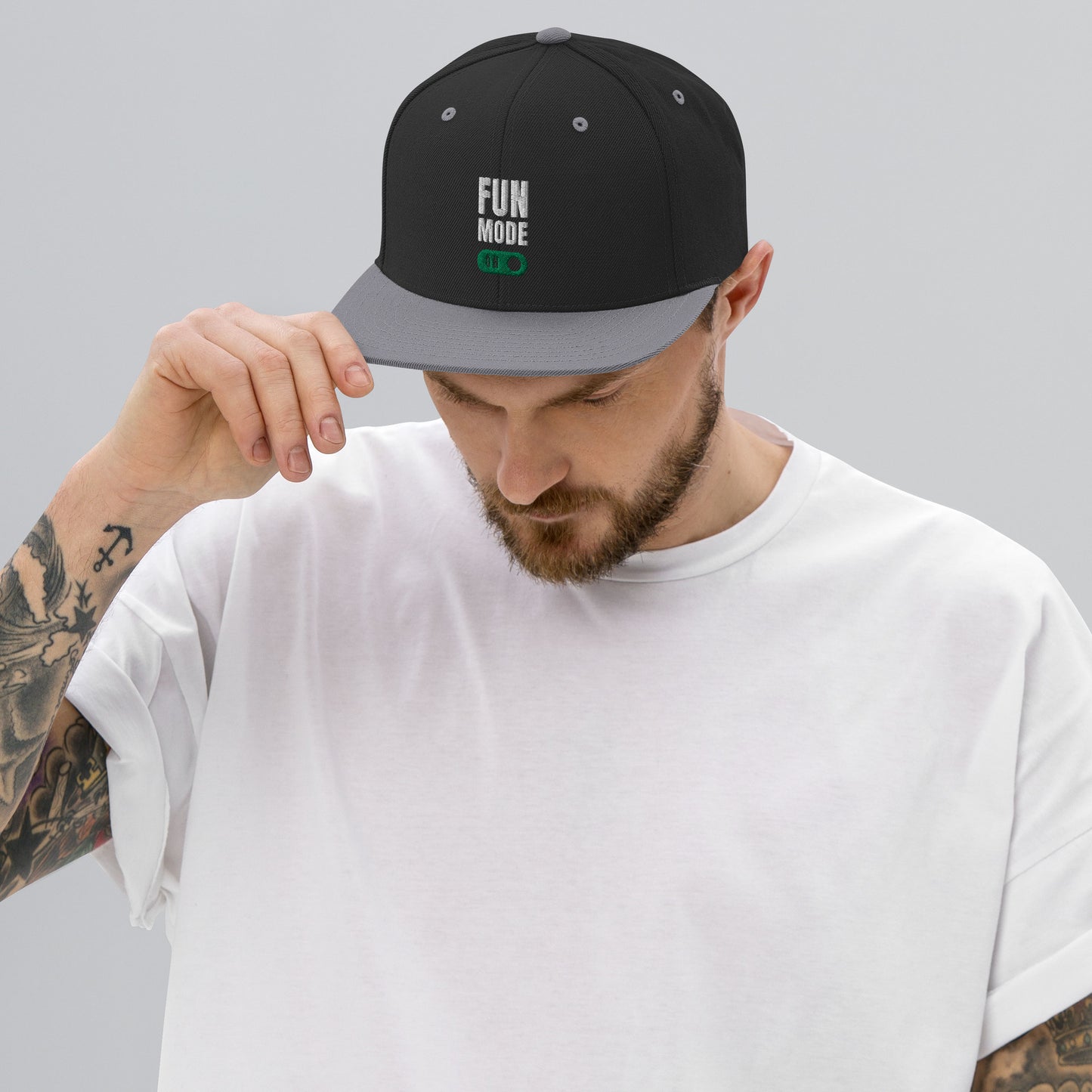 "Fun Mode" Classic Snapback Hat