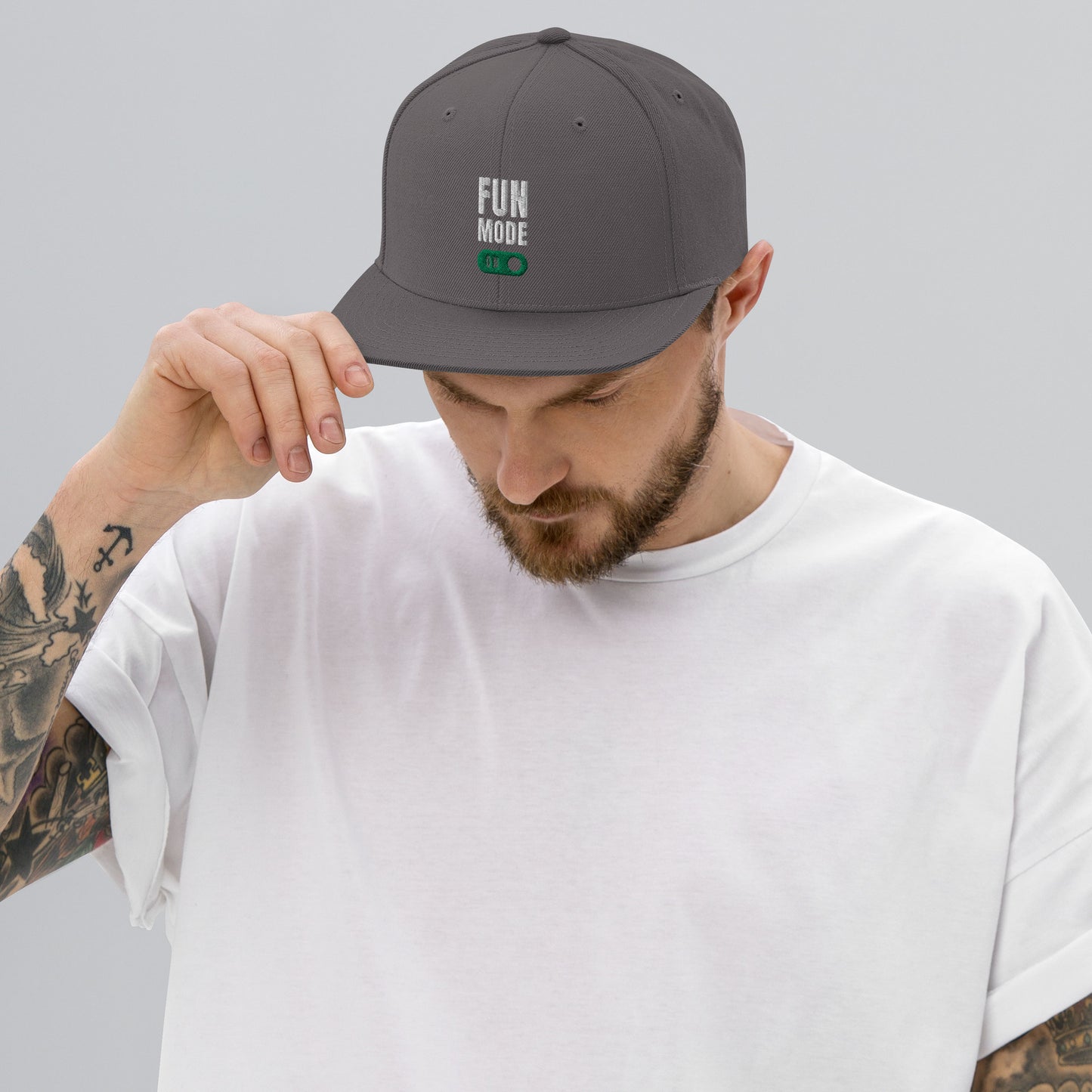 "Fun Mode" Classic Snapback Hat