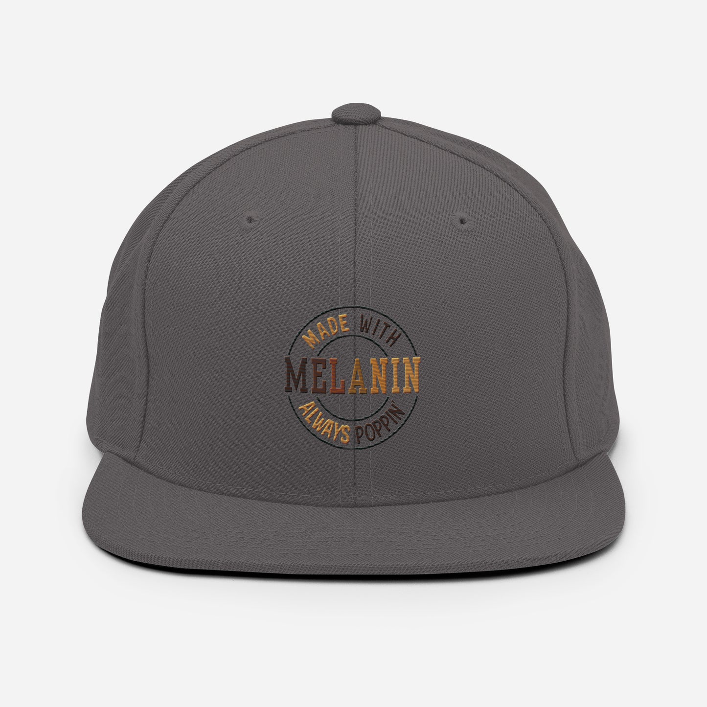 "Melanin Poppin" Snapback Hat