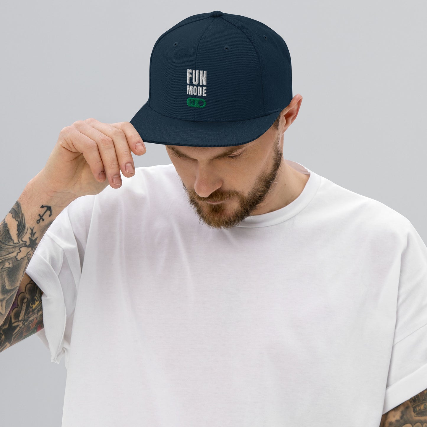 "Fun Mode" Classic Snapback Hat