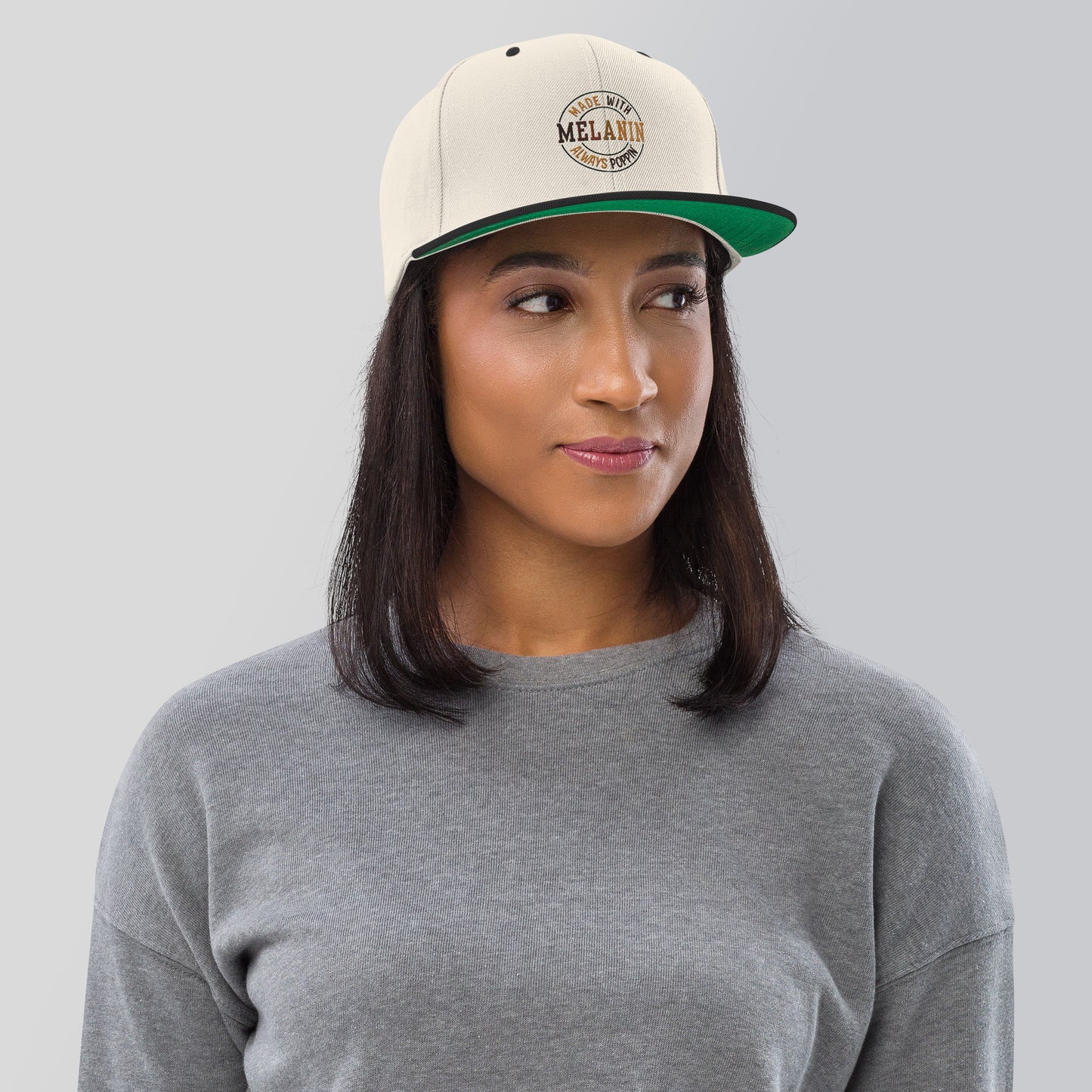 "Melanin Poppin" Snapback Hat