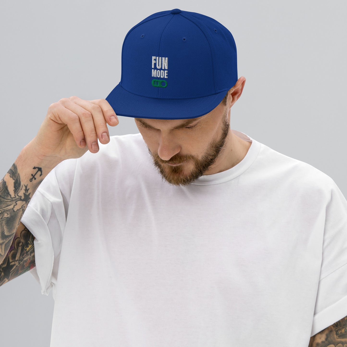 "Fun Mode" Classic Snapback Hat