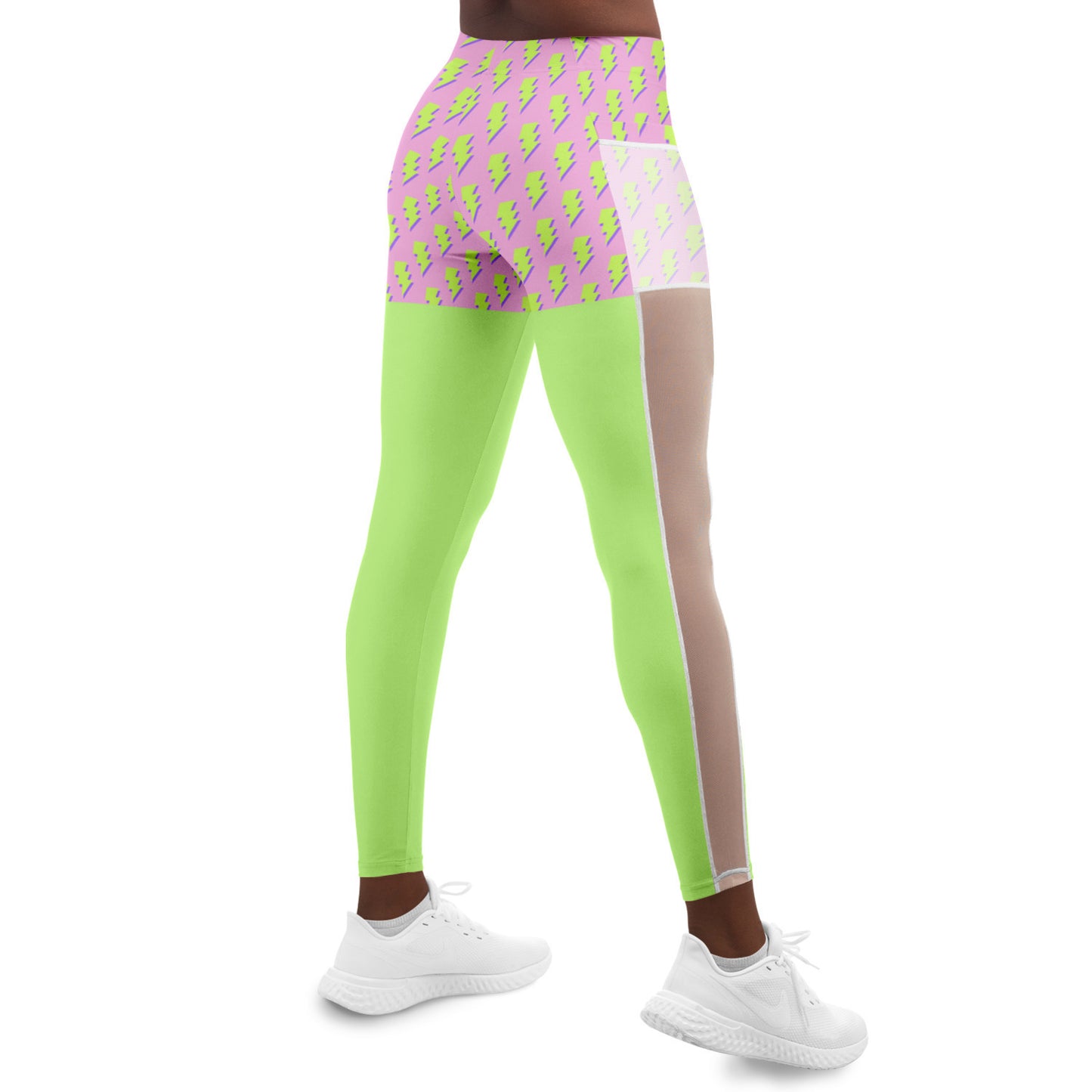 "Charged" Mesh Pocket Leggings