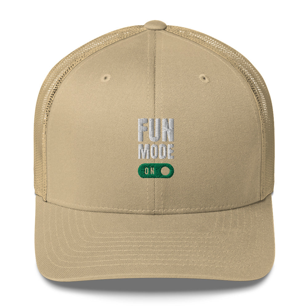 "Fun Mode" Trucker Cap