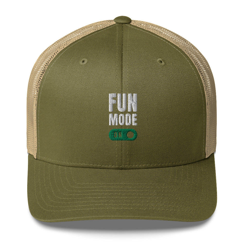 "Fun Mode" Trucker Cap